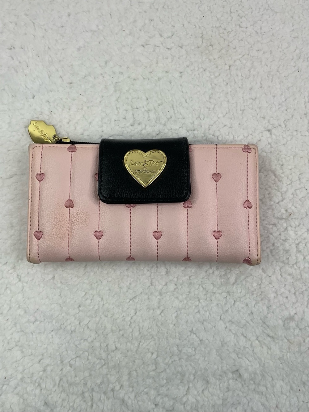 Betsey Johnson Heart Embroidered Wallet